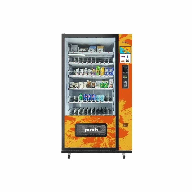 Highway Rest Stop Snack Beverage Vending Machine Large Storage Capacity Supports Mass Supply During Holiday Travel Peak Flow