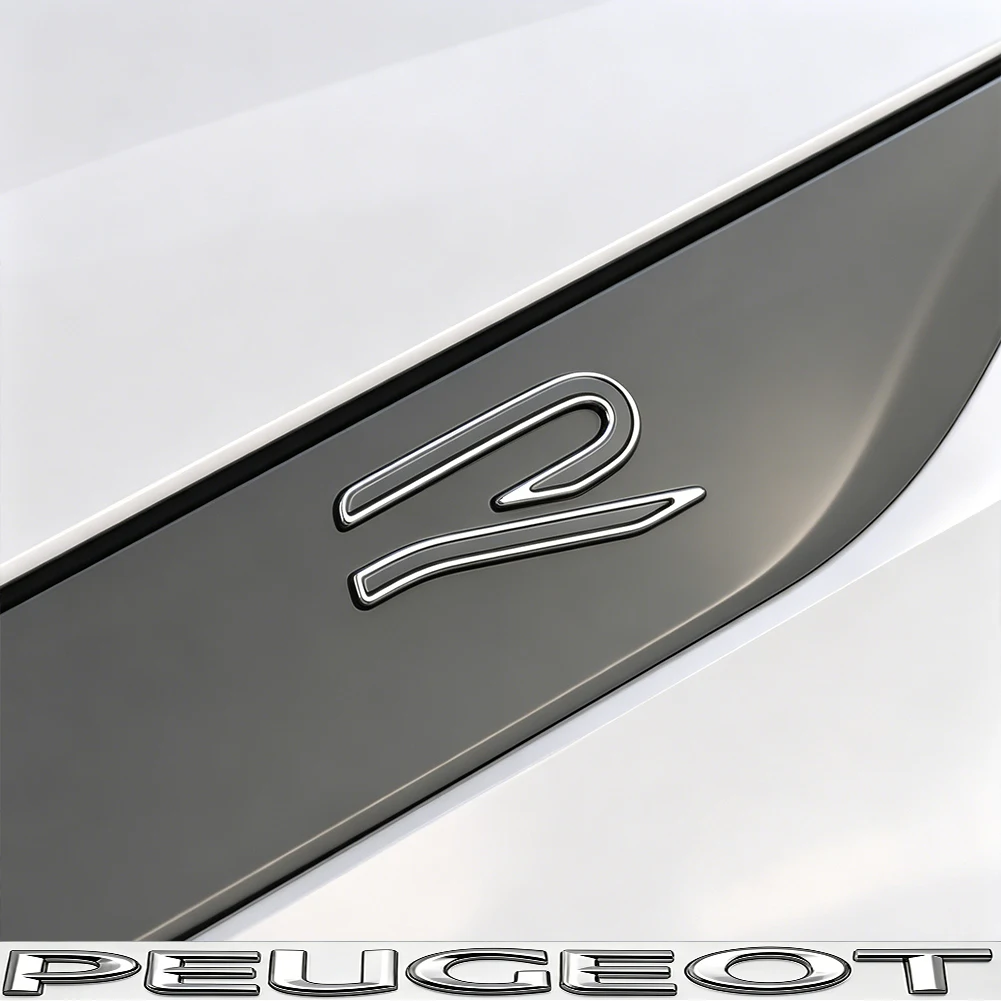 2er-Set 3D ABS Blade R Kotflügel-Embleme für VW Tiguan L, Tiguan X (2017-2026), Golf, T-Roc, Polo – Exterieur-Türdekorationszubehör – Detail 2