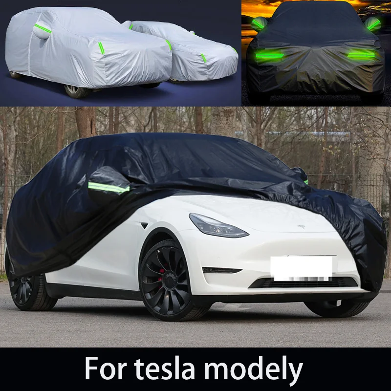 For tesla modely auto anti snow, anti freezing, anti dust, anti peeling paint, and anti rainwater.car cover protection