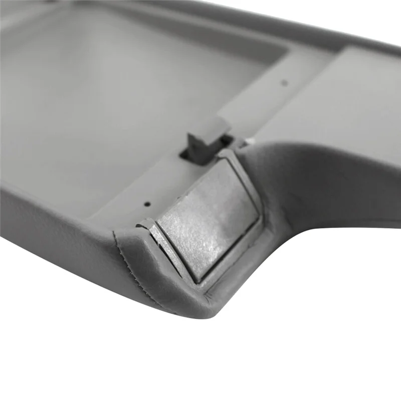 غطاء مسند الذراع المركزي غطاء وحدة التحكم رمادي لسيارات BMW E46 98-06 ملحقات قطع غيار من الجلد والبلاستيك-A02G #5