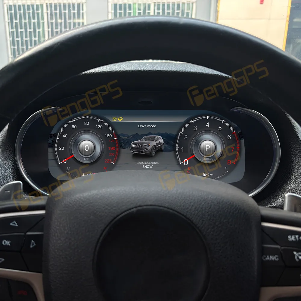 For Jeep Grand Cherokee 2013-2018 Car LCD Dashboard Digital Cluster Virtual Cockpit Instrument Speedometer Multifunctional