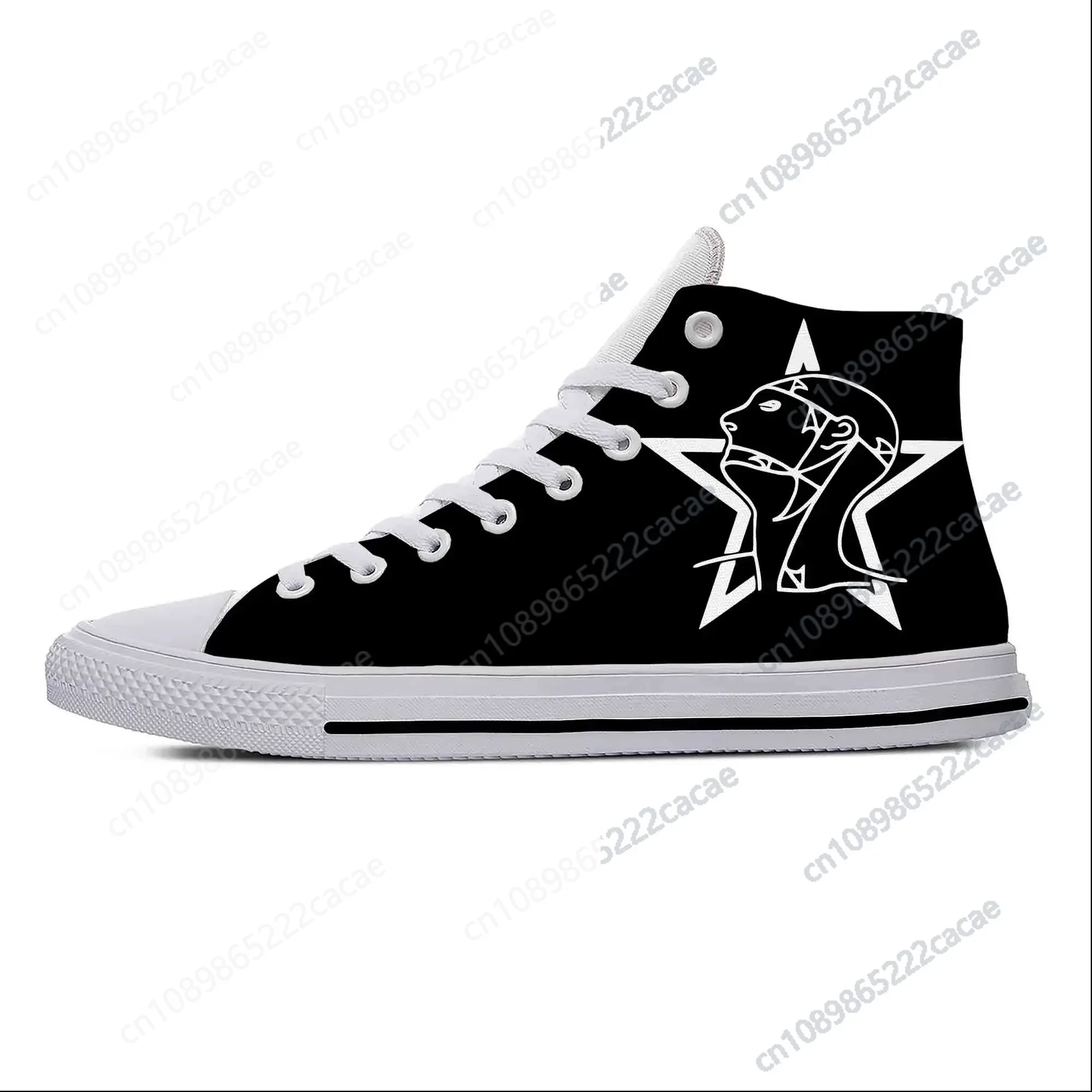 

Sisters of Mercy Music Rock Band Andrew Eldritch Casual Cloth Shoes High Top Lightweight Breathable 3D Print Men Women Sneakers