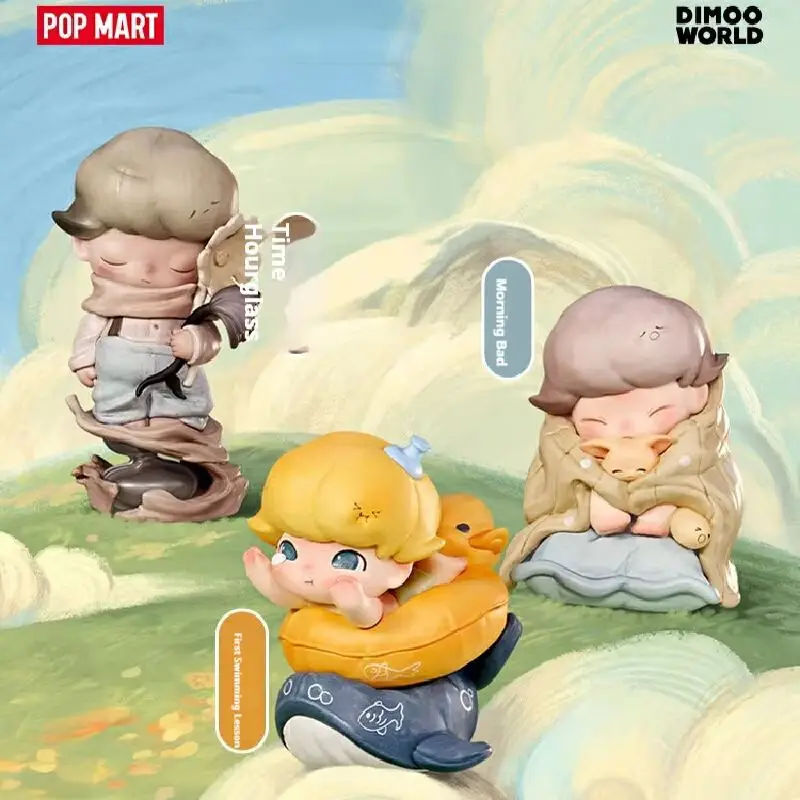 

New Genuine Popmart Dimoo Memories We Hold Series Blind Box Figures Luminous Toy Ornament Desktop Decoration Mystery Box