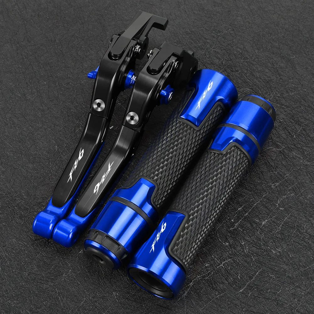 

FOR YAMAHA FZ6 FAZER 2004-2010 Motorcycle Accessories CNC Handgrip Extendable Folding Brake Clutch Levers Handlebar Grips Ends