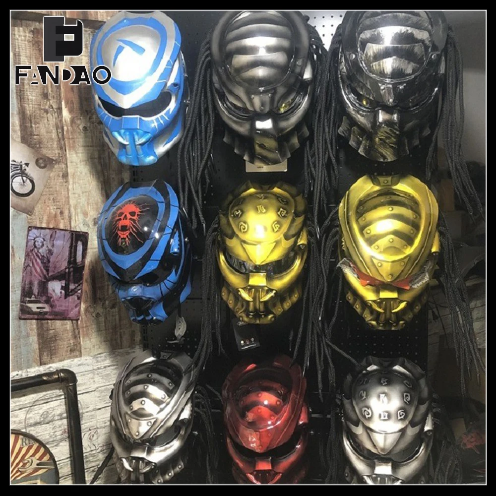 

Tactical Helmet DOT ECE Certirication Motorcycle Iron Blood Warrior Helmet Full-Cover Carbon Fiber Full Helmet for Outdoor Sport