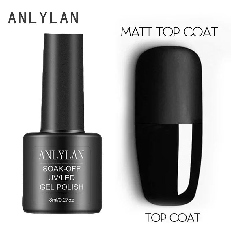 8 ミリリットルラッキーネイルペイントジェルポリッシュ Transaprent カラーベースコートトップコート UV ジェルネイルポリッシュ爪