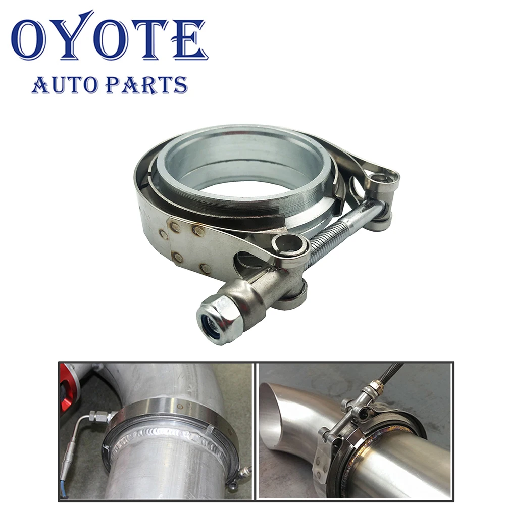OYOTE 2  / 3 выхлопная труба автомобиля, V-образный зажим, фланцевый быстросъемный зажим, мужской, Женский Фланец