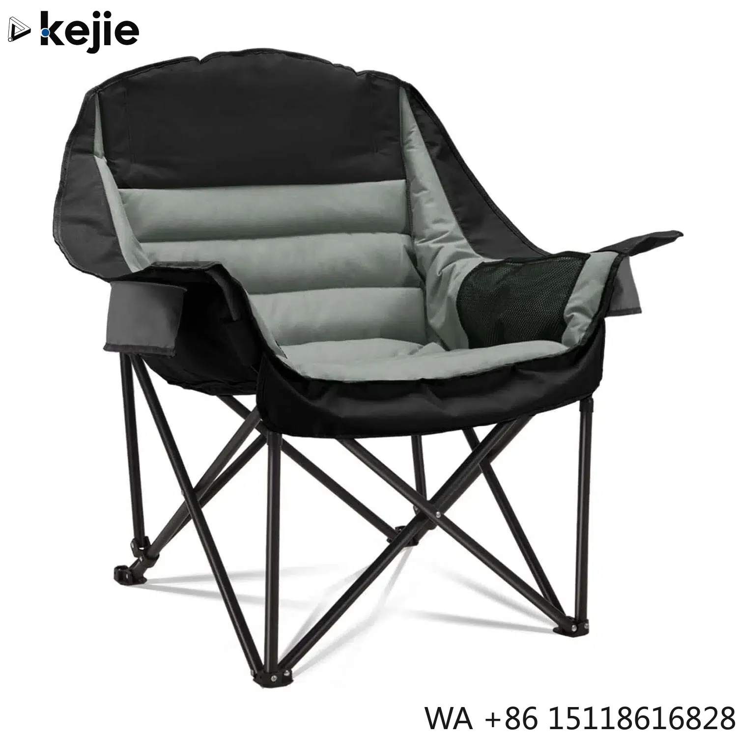 Durable Aluminum Modern Adults Fishing Camping Beach Trip Picnic Park Chair Folding Oversized 400lbs Capacity Eco-Friendly