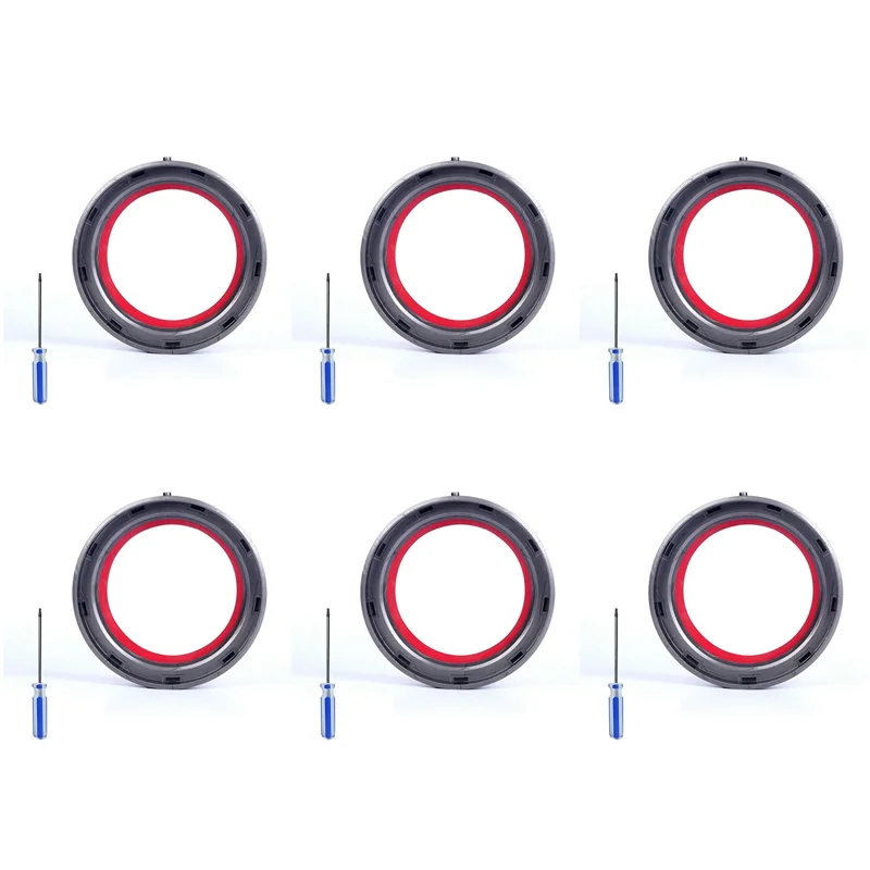 

6X для Dyson V11 SV14 SV15 пылесос-пылесборник верхняя часть фиксированного уплотнительного кольца сменная насадка запасные части аксессуары