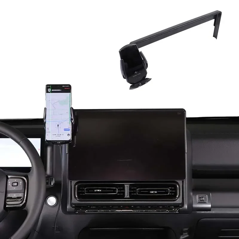 For Haval H9/Raptor 2023+ Car central control screen mobile phone holder ABS Auto Accessories