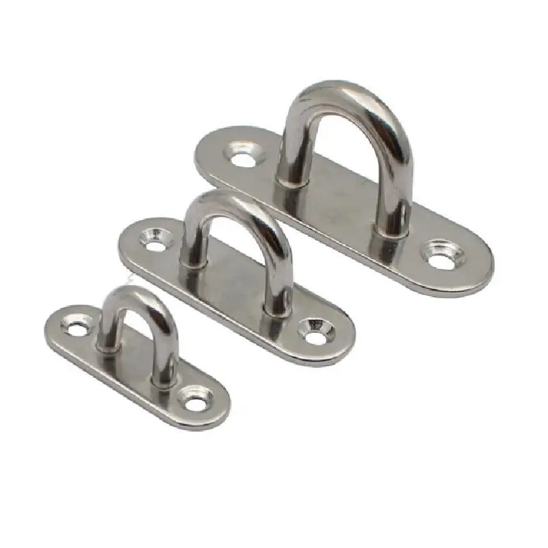 

M5 M6 M8 Крюк U-образного типа из нержавеющей стали 304, устройство натяжения троса, затеняющая сетка, установка брезента, инструмент «сделай сам», фланцевый болт, крючок