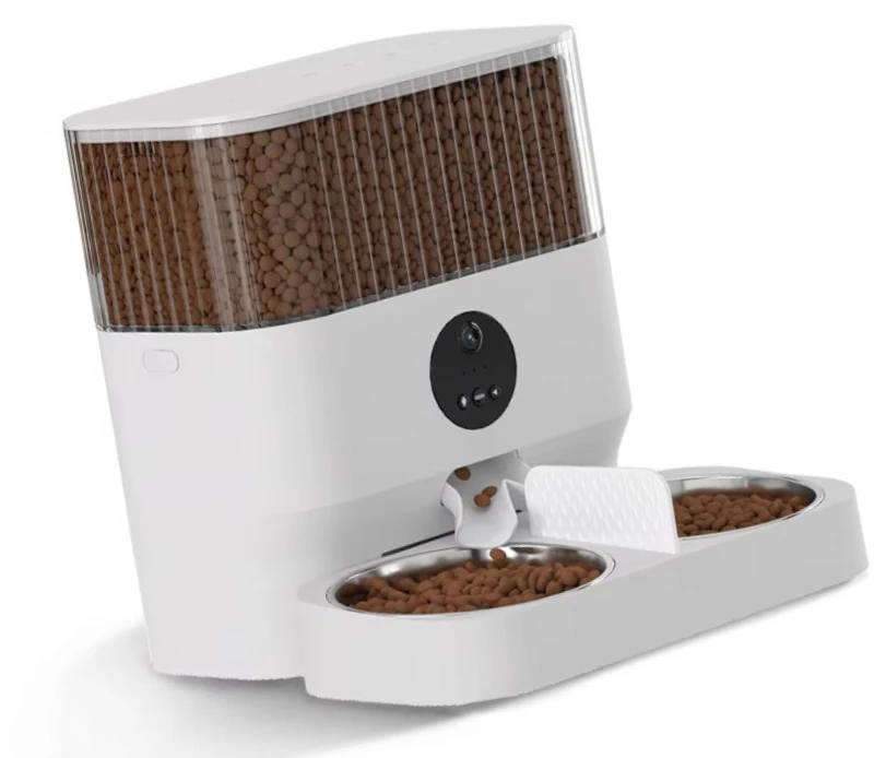 

Intelligent 5L Large Capacity Cat Dog Food Dispenser Timing Quantitative Pet Feeder Upgraded Consumer Pet Bowls Feeders