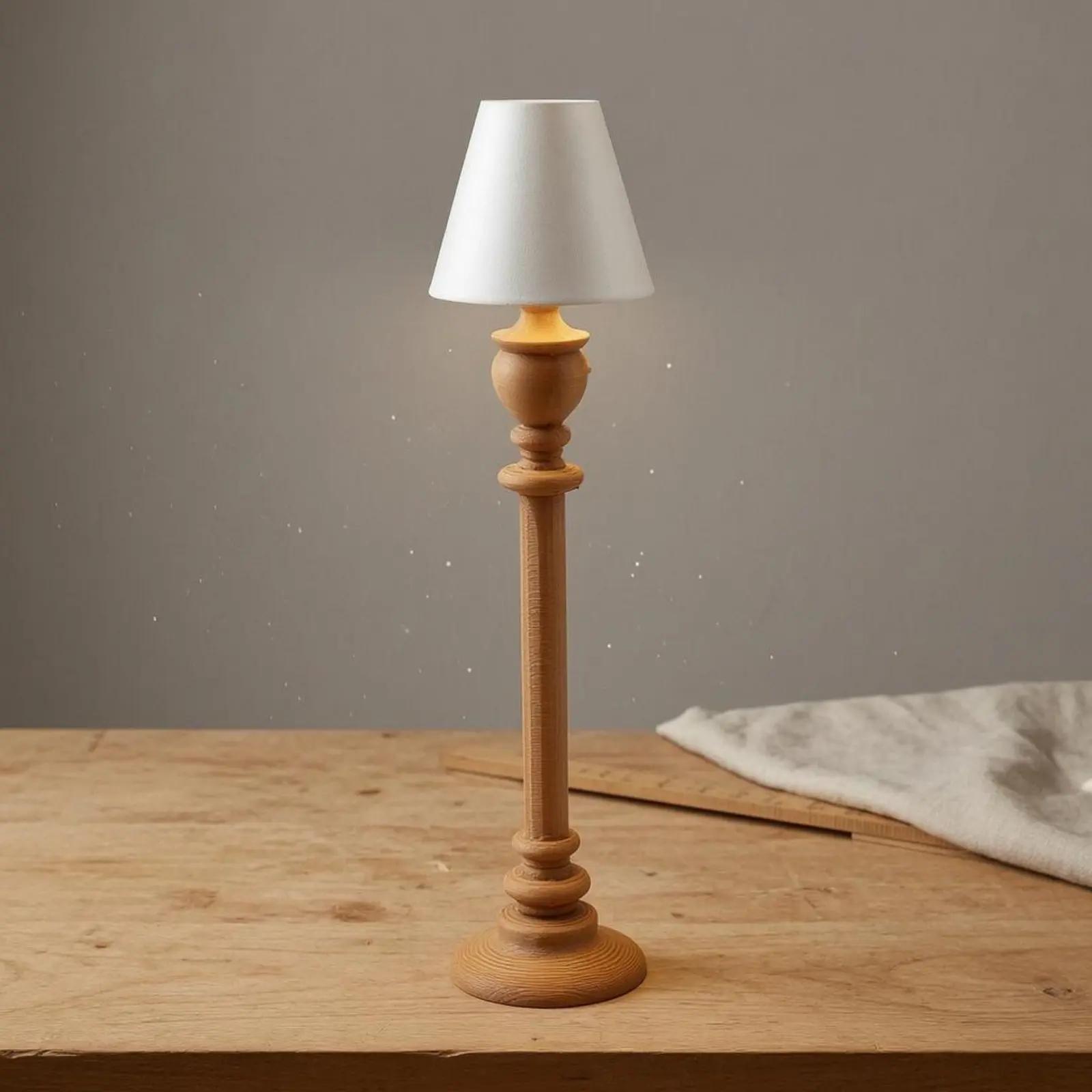 

Mini Dollhouse Floor Lamp Decorative Classical Floor Lamp Model for Photography Props