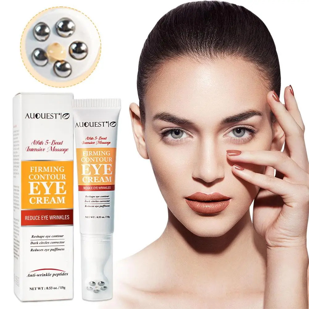 Anti-Falten-Augen creme Rollor Ball Massage gerät unter Augen dunkel 15g Linien heben Kreise feine Entfernung feste Pflege Haut u4w9