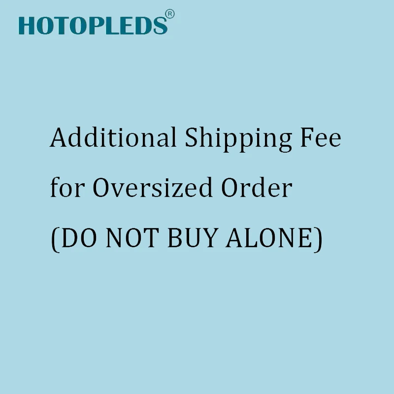 Lien de réapprovisionnement ou des frais d'expédition Frais d'expédition supplémentaires pour une commande surdimensionnée (NON ACHETEZ PAS SOLDON)