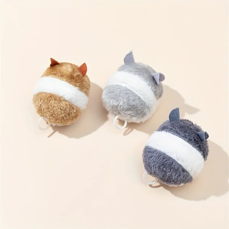 Cat toys, artificial mice Clockwork Vibrate Mouse Toy Wind Up for Cat Catching Playing Indoor