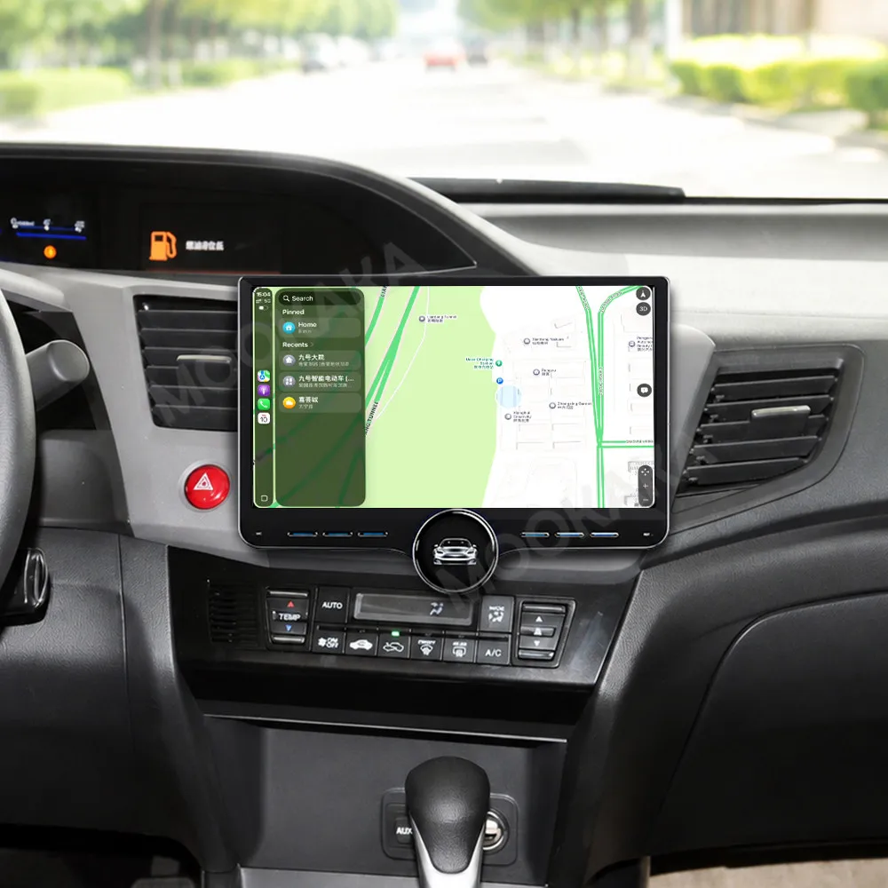 11.5'' Single knob Android Auto audio For Honda Civic Left Hand 2012 GPS Multimedia Navigation Stereo Receiver player Head Unit
