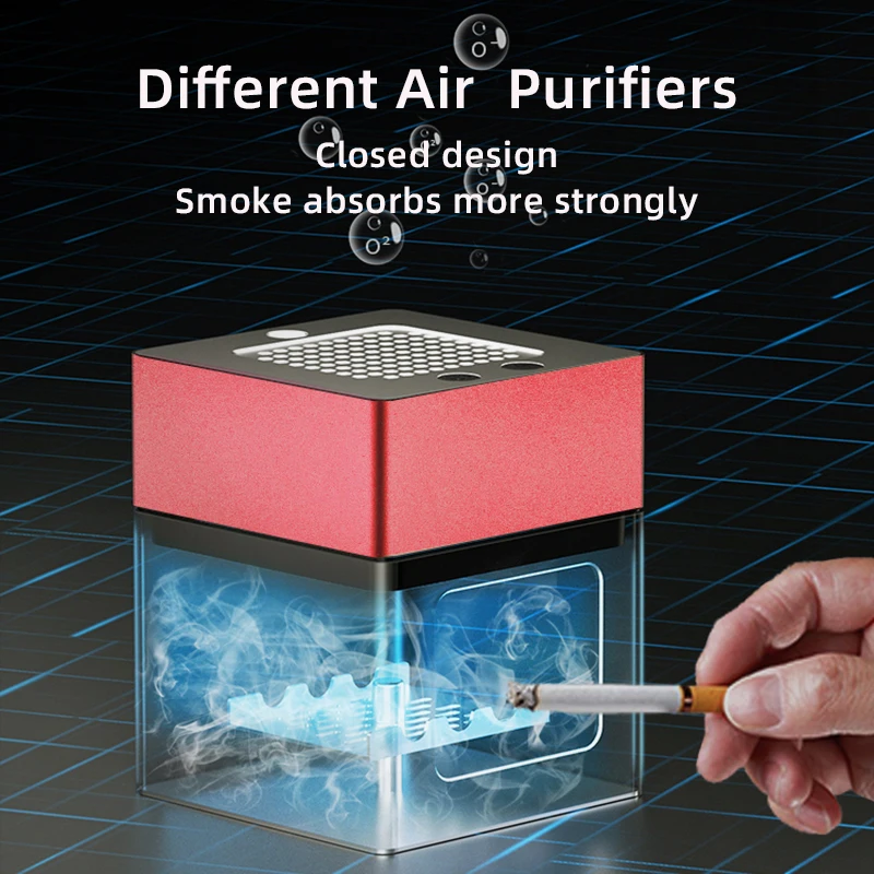 LonHomon AP078 Smart ashtray air purifier Home metal advanced sense living room office to remove the smell of second-hand smoke