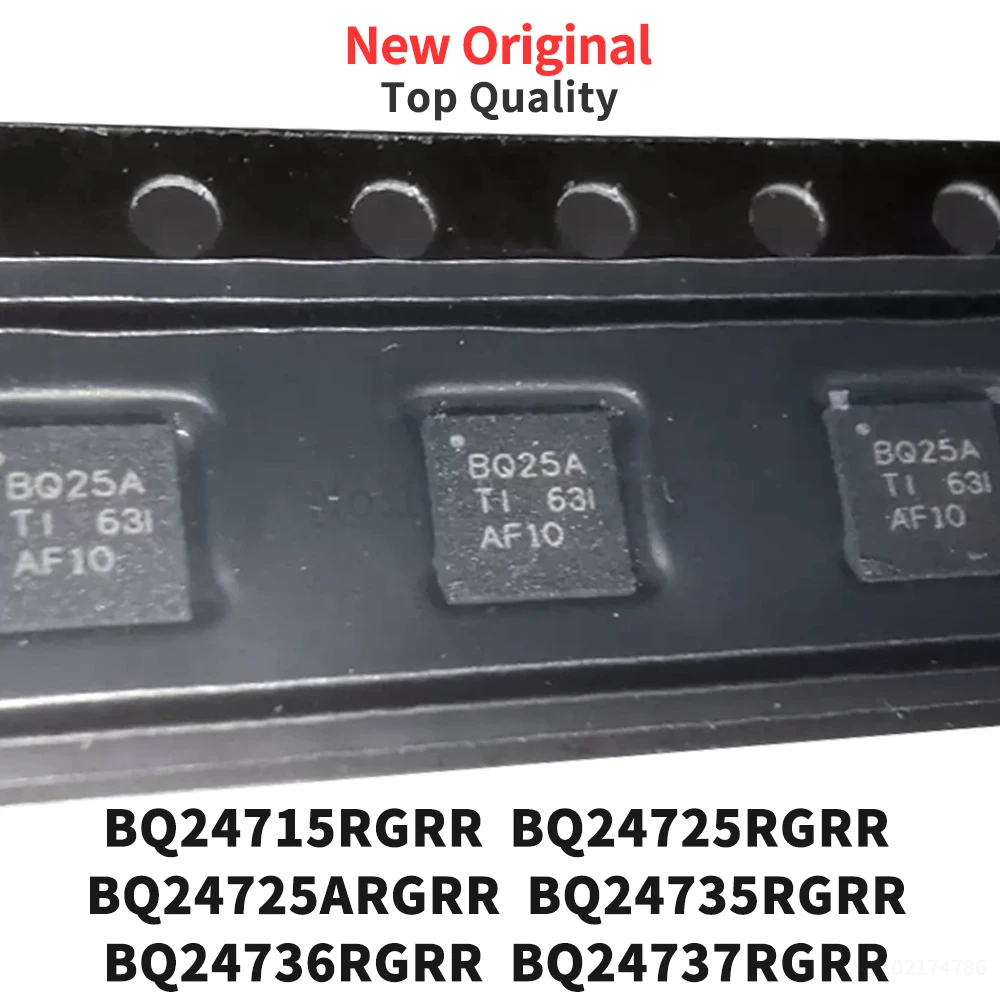 (5 Pcs) BQ24715RGRR BQ24725RGRR BQ24725ARGRR BQ24735RGRR BQ24736RGRR BQ24737RGRR BQ25570RGRR QFN New Original