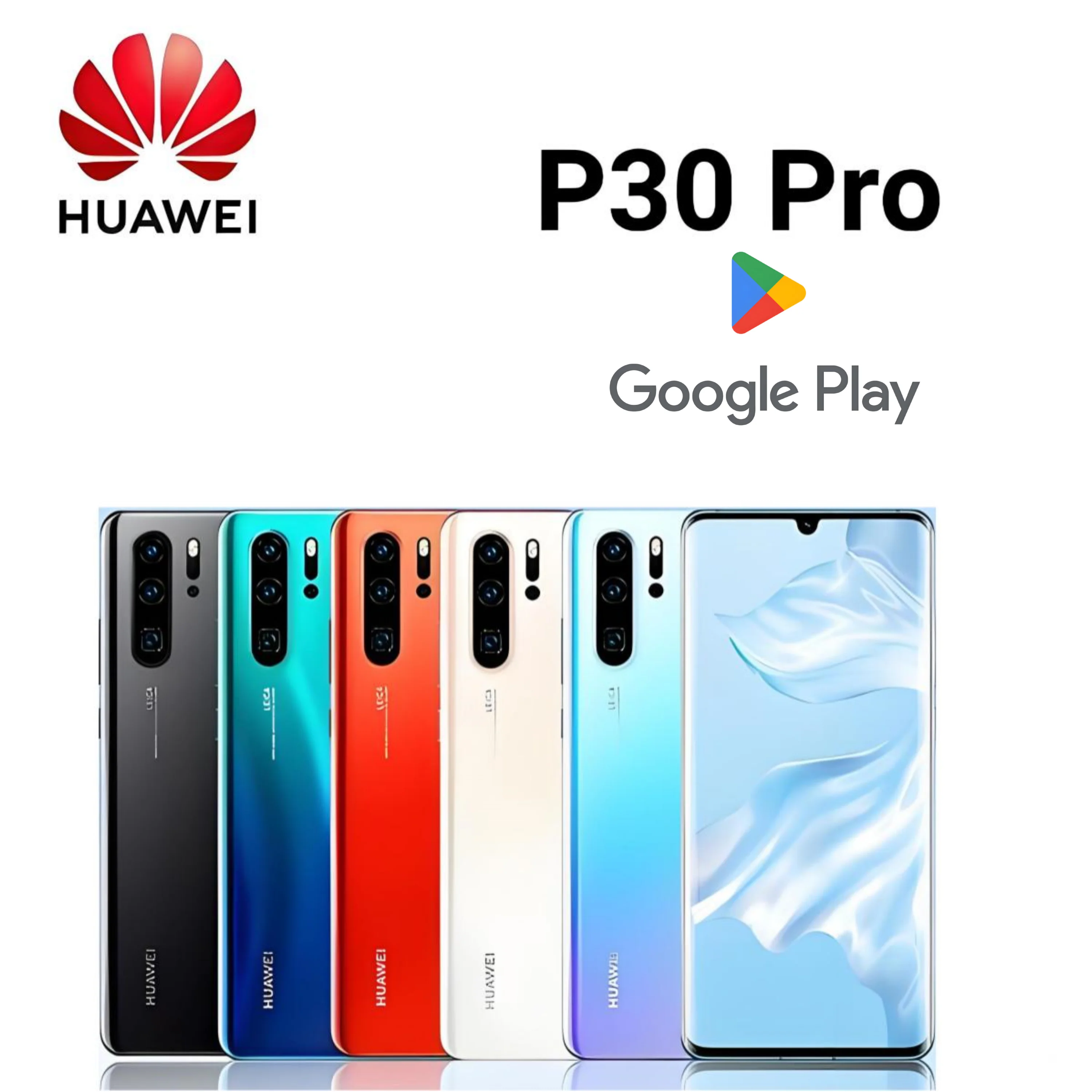 Global,HUAWEI-P30 Pro,Smartphone Android,Google Play Store,6.47 inch 8GB+512GB ROM,Mobile phones Dual SIM,4200mAm,Cellphones