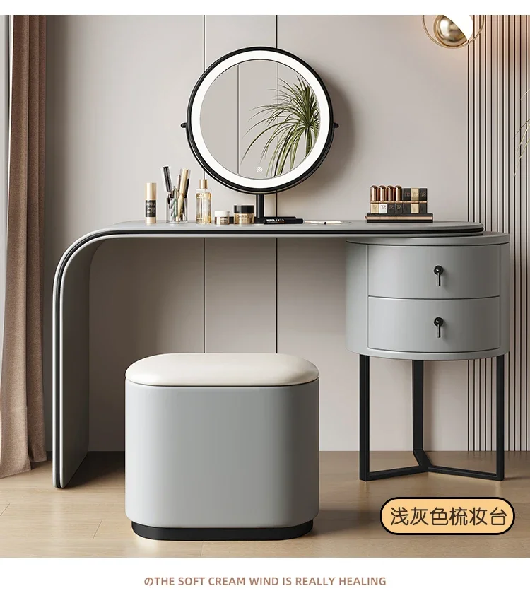 

Modern simple telescopic table solid wood dressing complete dressing table luxury dressing table