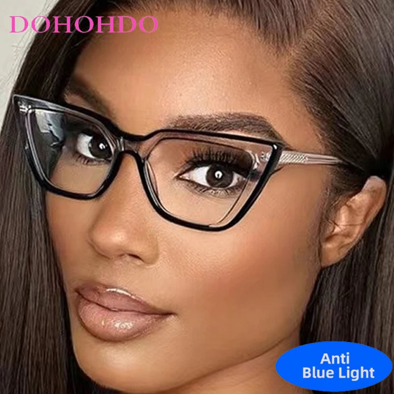 

Fashion Vintage Cat Eye Eyeglasses Men Women Brand Designer Optical Spectacle Anti Blue Light Computer Eyeglasses Lentes Очки