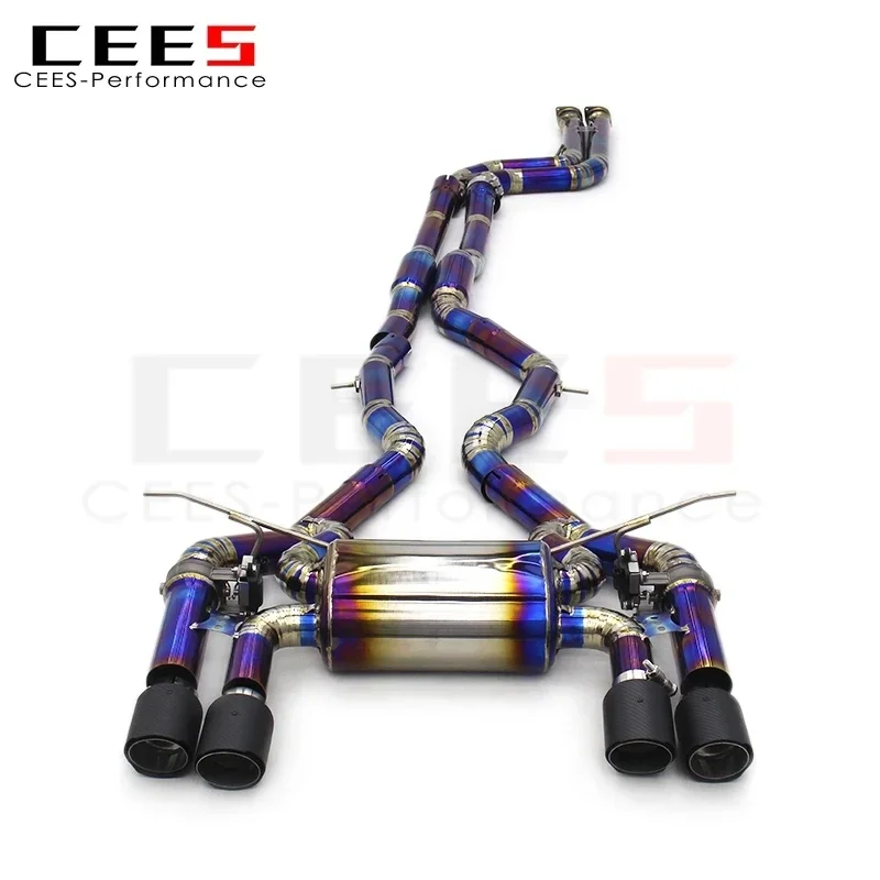 

cees Performance Exhaust Pipes For BMW M3/M4 F80/F82 3.0T 2015-2019 Racing Exhaust System Catback Muffler Escape valvetronic