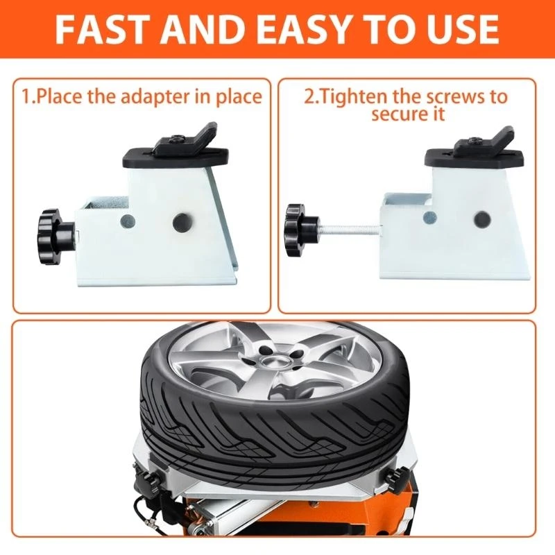 

U13C Tire Changer Motorbike ATVs Wheel Adapters Tyre Repair Clamps Accessory