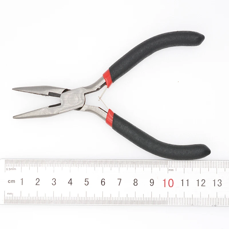 Multi-type Black Handle Anti-slip Splicing Fixing Jewelry Pliers Tools Ferronickel Kit for DIY Jewelry Making Beadwork Repair