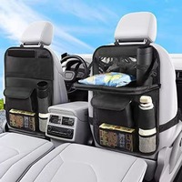 Car Accessories Universal Car Seats Organizer with Tray Tablet Holder Multi-Pocket Storage Automobiles Interior Stowing Tidying