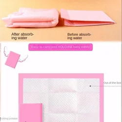 100Pcs/Pack Infant Disposable Changing Pad Newborn Baby Breathable Waterproof Leak Proof Diapers