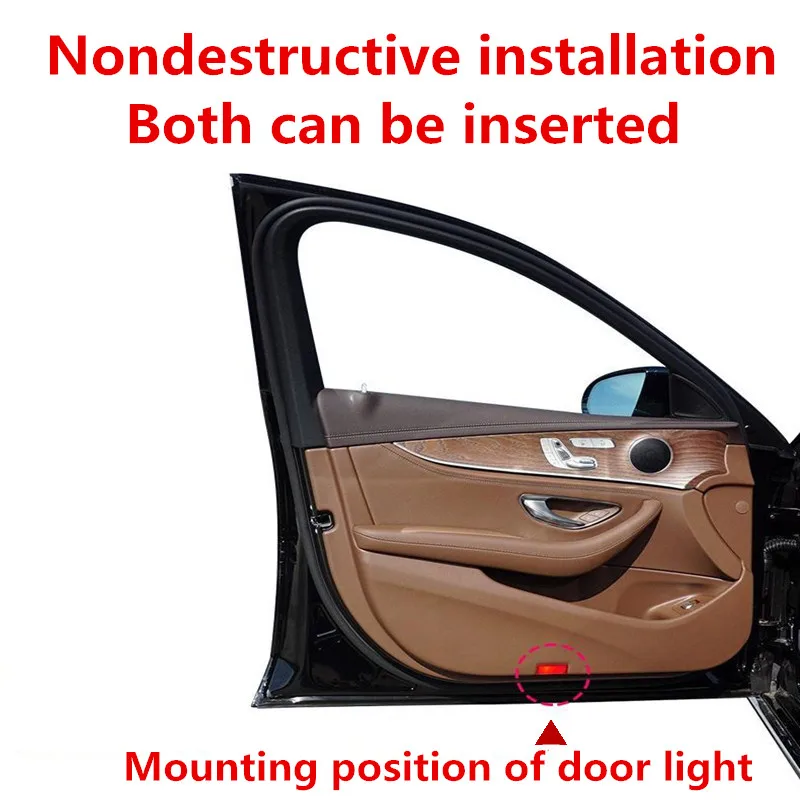 For S-Class W220 SL-Class R230 CL-Class W215 LED Car Courtesy Door Logo Welcome Light Projector Laser Ghost Shadow Lamp