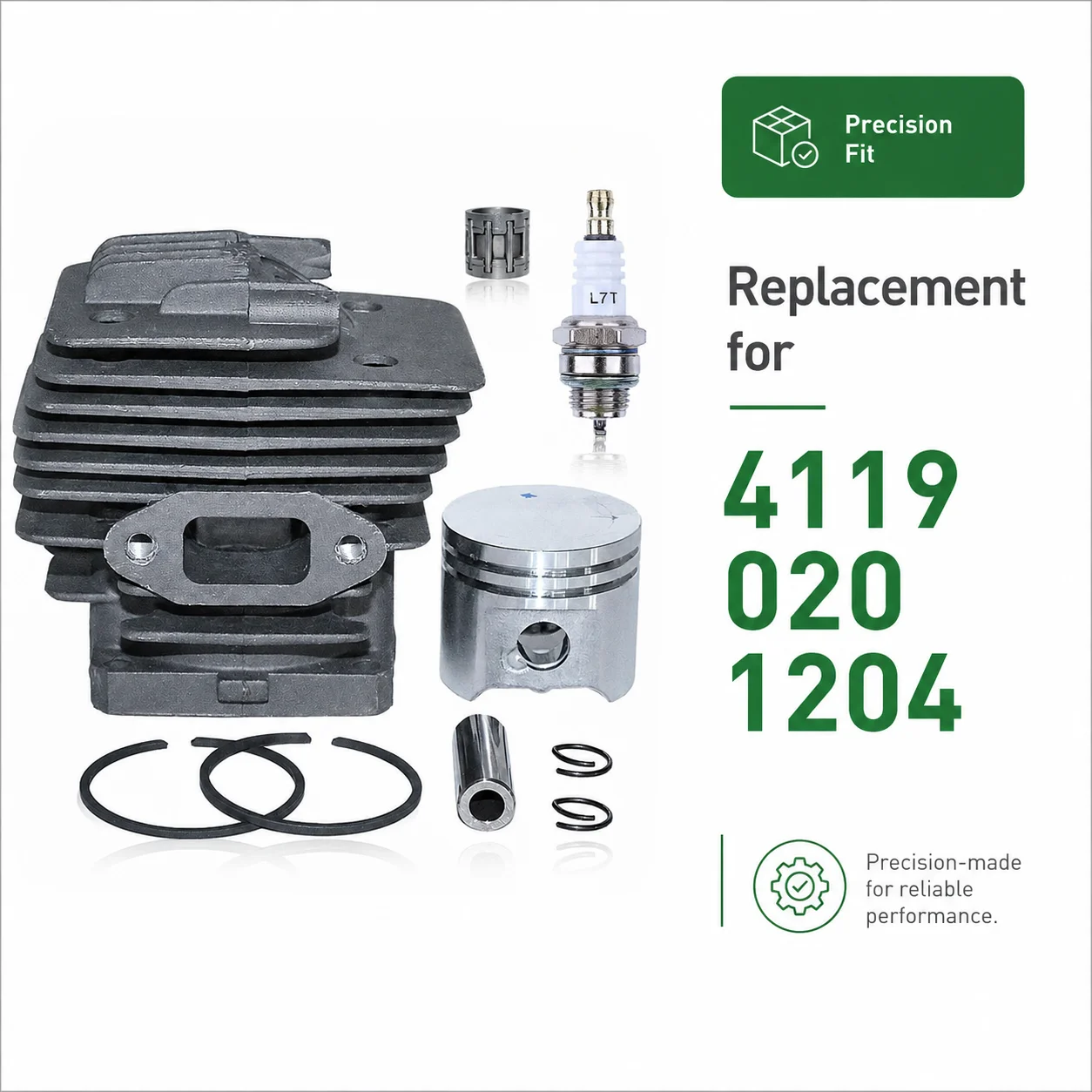 38mm Cylinder Piston Kit Spark - Gardening Tools Repair ulasan dan harga