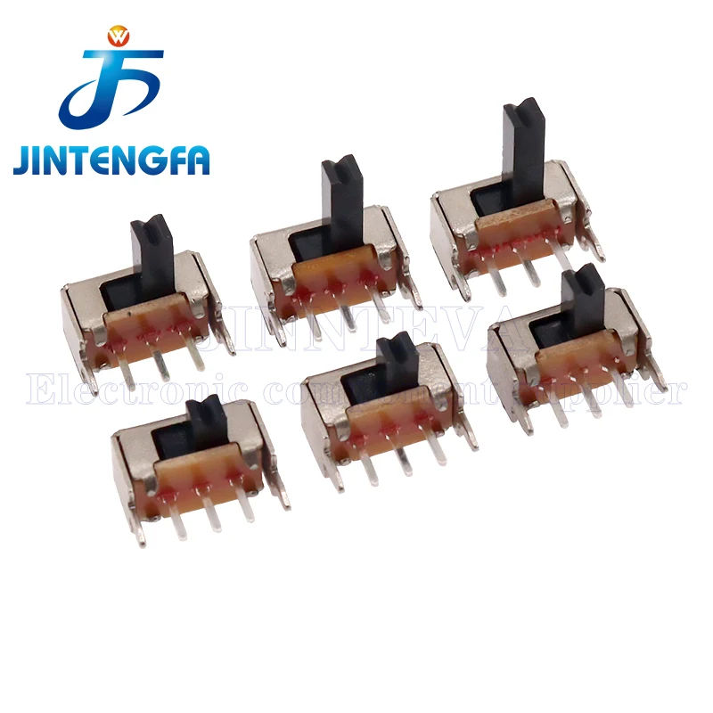 20PCS SK12D07VG 2/3/4/5/6/7mm Handle High 1P2T Side Switch Toggle Power Switch Mini DIP Slide Switch 5Pin SK12D07 With Bracket