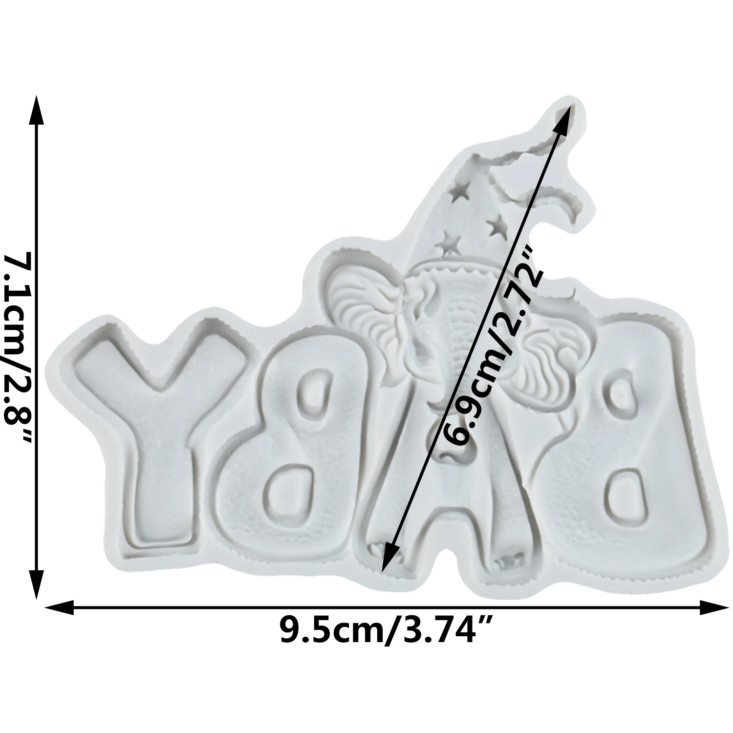 Letters Silicone Molds Baby Letter Fondant Cake Decorating Tools Cupcake Topper Candy Sugar Craft Gum Paste Polymer Clay