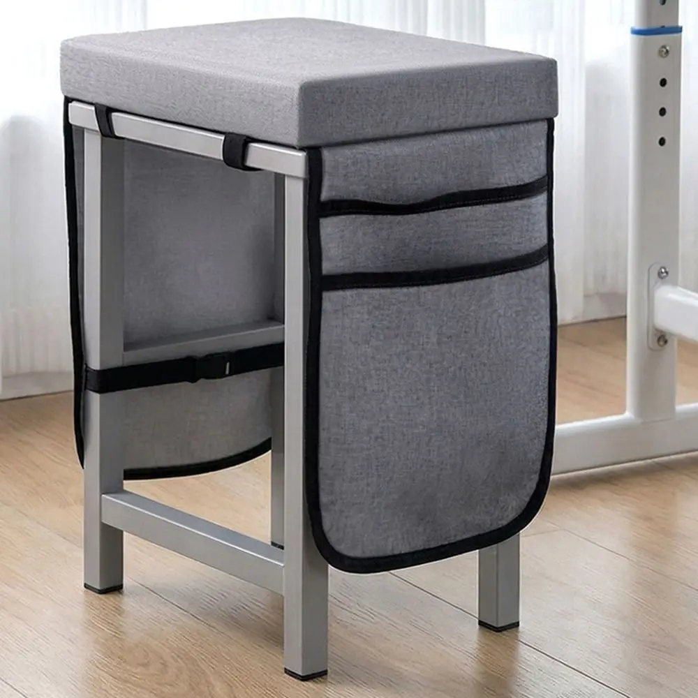 High Elastic Sponge Chair Pad Non-slip Storage Pocket Classroom Stool Cushion Comfortable Space Saving Soft Butt Pads