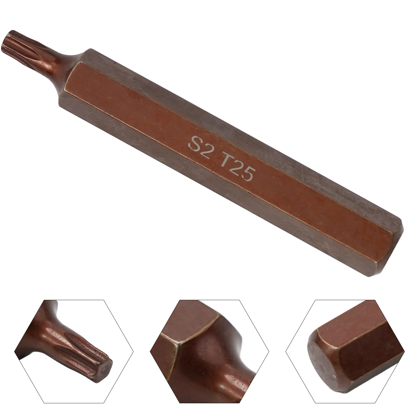 Imagem -05 - Anti Slip Elétrica Bits Parafuso Driver Torx Chave de Fenda Bit Hex Shank T20 25 30 40 45 50 55 75 mm