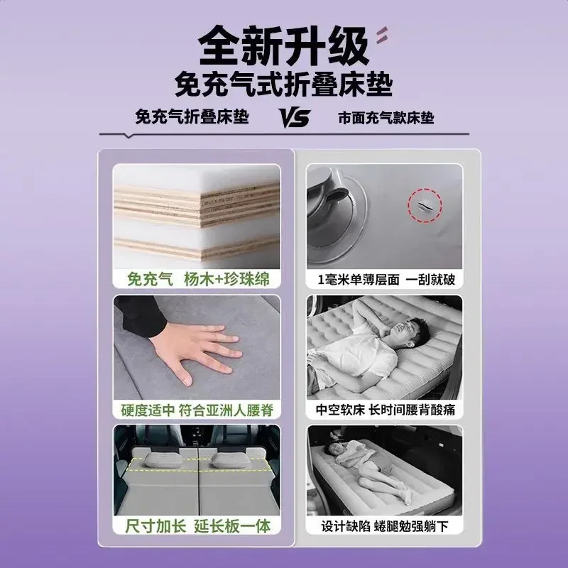 

Durable Car Car Mattress Trunk Sleeping Mat Folding Suv Memory Cotton Rear Extension Board Car Universal