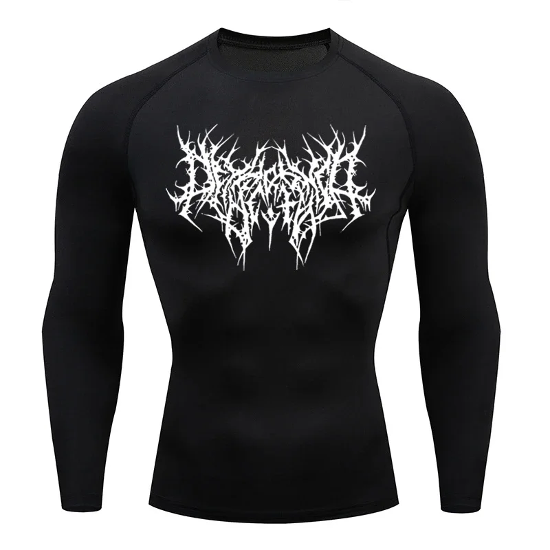 Men's T-shirt Men Running Sport T Shirt Men Compression Fitness Tops Tee Quick DryTight Training Gym Sport Running Shirts Jersey