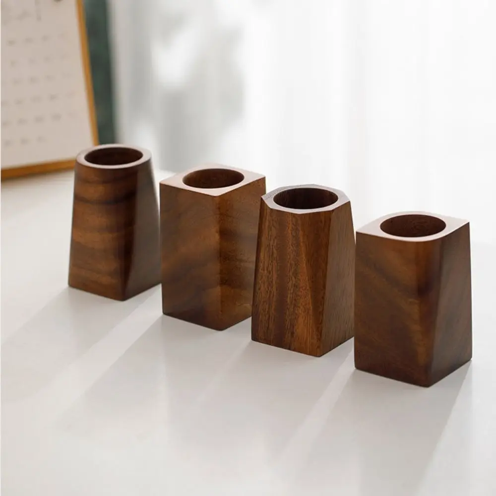 

Новый деревянный держатель для ручек, портативный держатель для хранения канцелярских принадлежностей большой емкости, контейнер для ручек, школьный офис