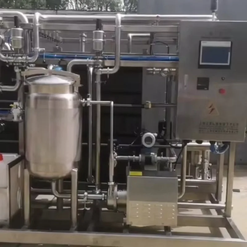 Factory Price Customized UHT Milk Plate Sterilizer 75-145℃ High Precision Milk Pasteurization Equipment