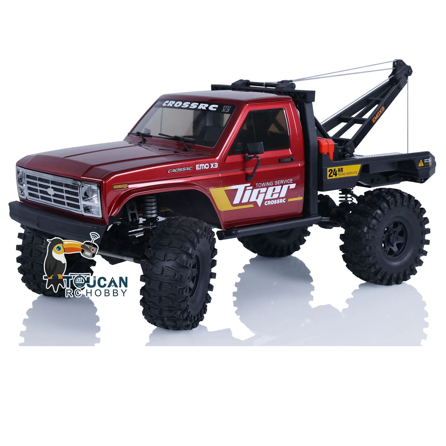 

Американский склад CROSSRC 1/8 EMO X3 4WD RC Спасательный буксировочный гусеничный автомобиль с матовым двигателем ESC Дифференциальный замок Игрушечный автомобиль с дистанционным управлением