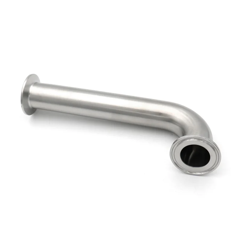 90 Degree Elbow Tri Clamp Long Extension 304/316L Stainless Steel 25 38 32 51mm Tube Sanitary 1\