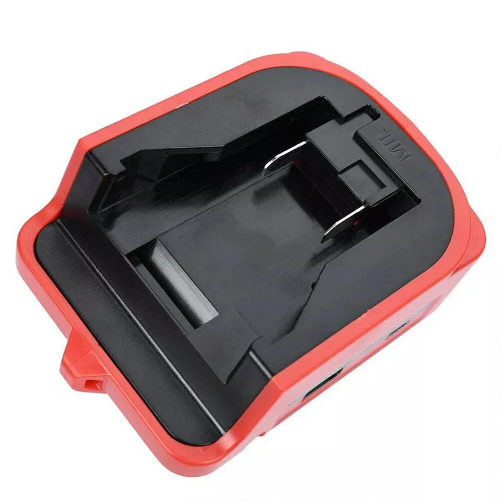 Plastic Battery Adapter USB Charger With LED For MILWA UKEE Li Ion Battery With Clip Li -ion Battery