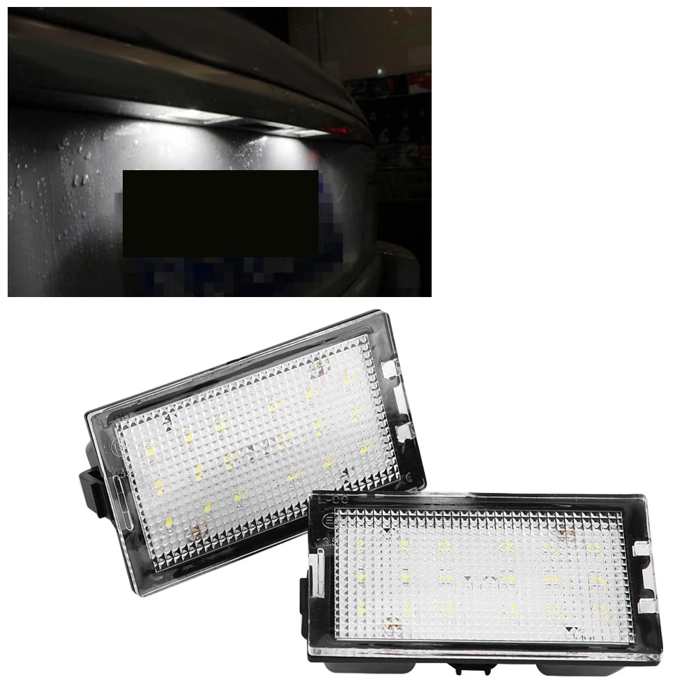 2pcs Error Free LED License Light License Plate Light License Plate light Lamp for Land Range Rover Sport L320 2005-2013