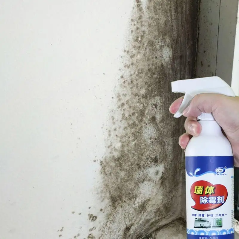 Mold Stain Cleaner Gel 500ml Wall Mold Remover Mold Cleaning Spray Multi-purpose Mildew Cleaner Mist For Washing Machine Tile