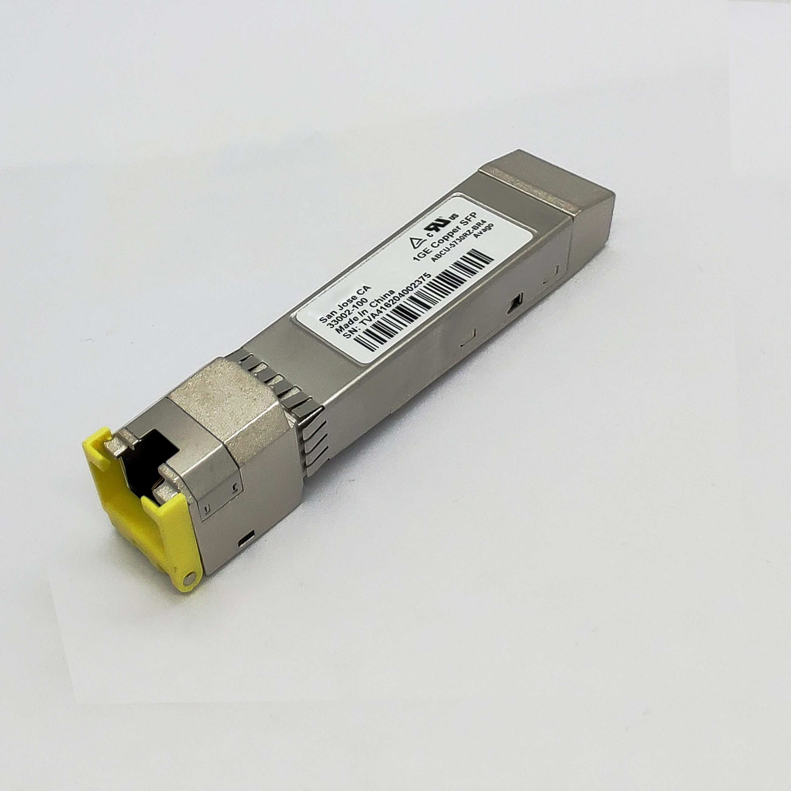 

Genuine For Brocade 33002-100 RJ45 1GE Copper Avago ABCU-5730RZ-BR4 1000BASE-TX SFP Transceiver