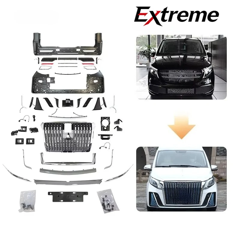 GBT Factory Design MB V Class Vito W447 Waterfall Model Upgrade Body Kit for 2016-On Mercedes Benz V  Vito Viano Model Car Mods