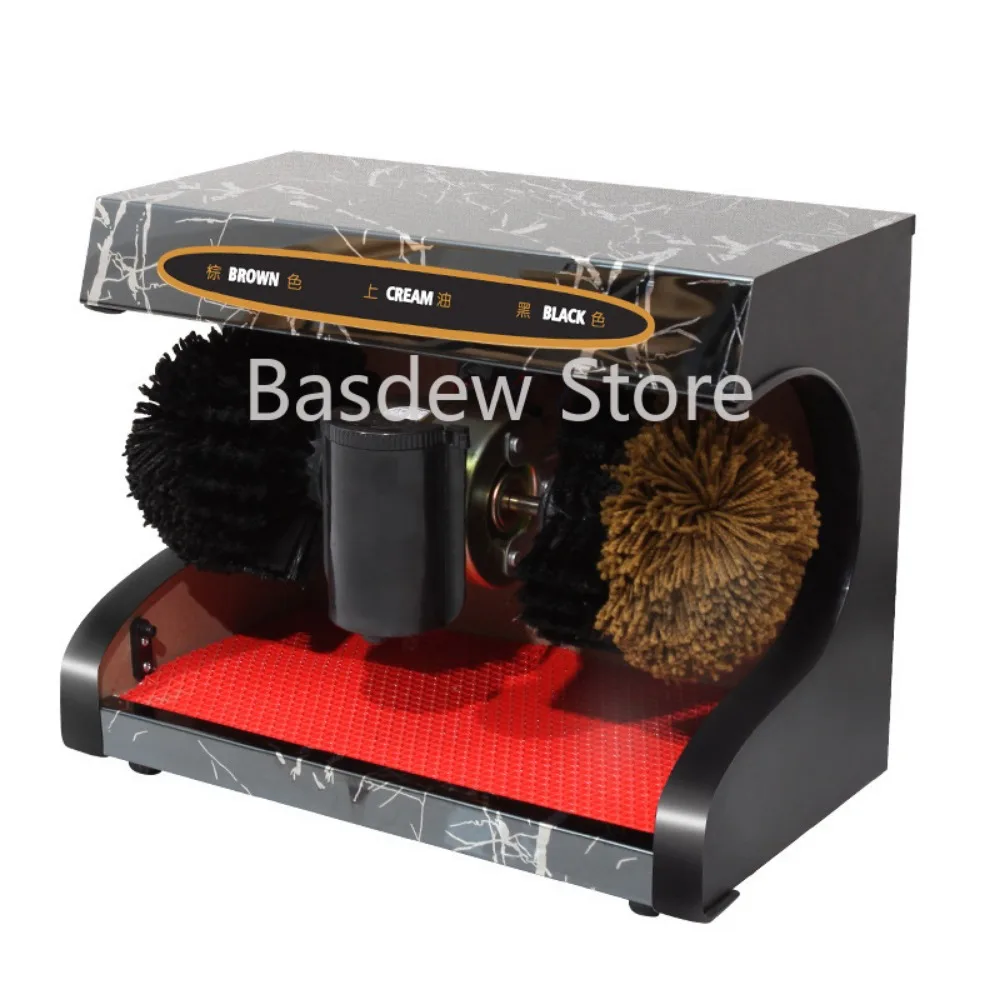 

Shoe Shiner Device Automatic Induction Shoe Shiner Electric Titanium Shoes Cleaning Machine in Public Hotel Lobby