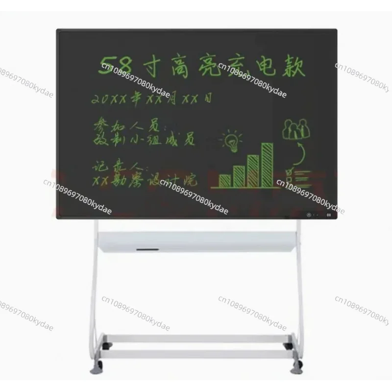 58 Inch One Key Business Memo Partial Erase LCD Writing Electronic Blackboard Teaching Board for Office Meeting